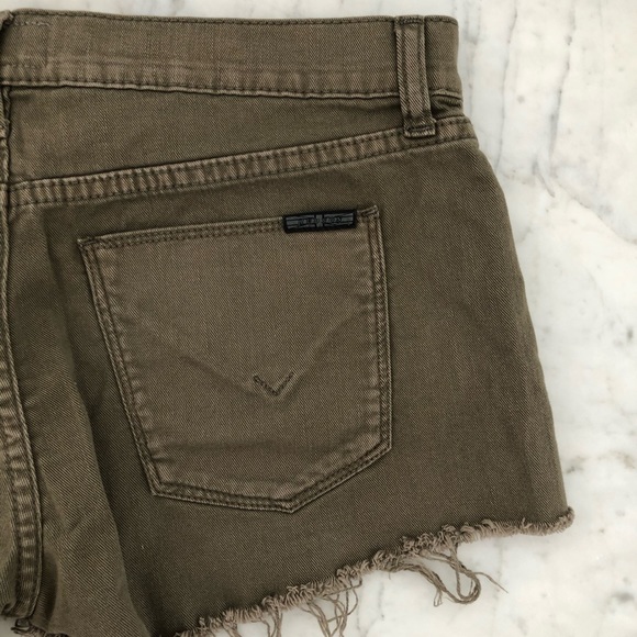 Hudson Cut Off Shorts (Military Green) - Picture 4 of 4